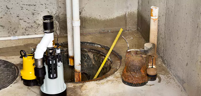 Installing Sump Pump in Finished Basement in Providence, RI